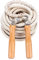 Corde à Sauter pour Enfants, 3 m/118 po Réglable Corde à Sauter en Coton avec Poignées en Bois Corde à Sauter pour L'entraînement Corde à Sauter Fitness pour L'entraînement Physique
