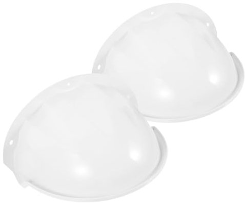 Uonlytech 2 Sets Security Camera Rain Cover Security Camera Sun Cover Shield Protector Shade Weatherproof Cctv Outdoor Camera Protection Shelter Sunshade
