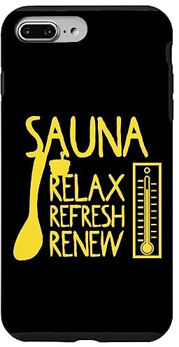 Hülle für iPhone 7 Plus/8 Plus Sauna Relax Refresh Renew Saunameister