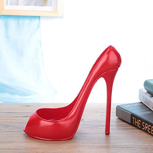 aqxreight Porte-Bouteille de Vin pour Chaussures à Talons Hauts, Décoration D'intérieur (White)