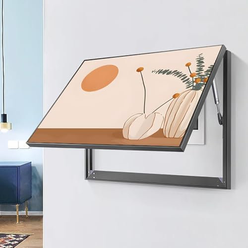 Générique C,40x50, Cache Compteur Electrique Créatif Maison Cache Compteur Electrique Mural Montage Cache Tableau Electrique À Fusibles Simple À Clapet Compteurs Électriques Cache Décoratif