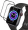 Cable Leader Schutzfolie für Panzerglas für Apple Watch Series 7/8/9(41mm), 2 Stück Sensitive Touch Schutzglas, Anti Kratzer displayfolie für iWatch 41mm, HD-Klar Apple Watch 41mm Displayschutzfolie
