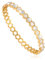 JJDreams Muschelarmband Armband mit Diamanten Boho Bangle Tennisarmband,Gold