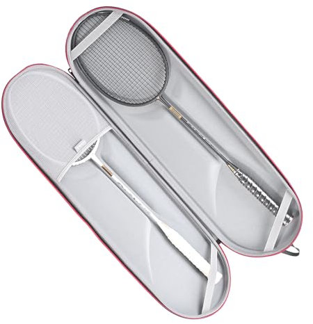 RLSOCO Tasche für YONEX/Talbot Torro/Victor/Carlton/Kawasaki/Wilson Badmintonschläger - Passend für 2 Badmintonschläger,Badminton Bälle und mehr (Nur Tasche)