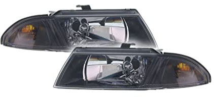 Scheinwerfer H4 Set + Links/Rechts Kompatibel mit Mitsubishi Carisma DA 1995-2005 von Autoteile Gocht