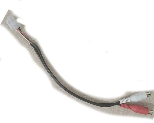 NuIth 4 Way Audio Input Harness W/RCA Plug Fit for Punch P300-10 and Punch P300-12 Amplified Subwoofer Enclosures, Replace 1560-57865-01 Amplified Subwoofer RCA Connector W/Fuses