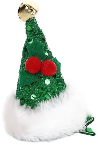 Haarnadeln in Weihnachtsmützenform für Mädchen, Punk, Entenschnabel, Haarspange, Festival, Pferdeschwanz, Pony, Haarspange für Cosplay, Weihnachtsmann