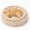 FELLBUDDY - Hundebett kleine Hunde - Ø 55cm Hundekorb - orthopädisches Hundebett - Hundesofa - Katzenkorb - Hundekörbchen - Hundedonut