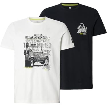 Jan Vanderstorm Herren Doppelpack T-Shirt Atle