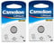 2 x Sivitec 1632 CR1632 3V Lithium batteries