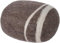 myfelt Alwin - Filz Kieselstein, Meditationskissen, Yogakissen, Dekokissen, Pouf, Hellbraun rund - Größe M