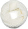 styleBREAKER Unisex Strick Loopschal grob gestrickt, Uni Schlauchschal, Winter Strickschal, Grobstrick Schal 01018157, Farbe:Creme
