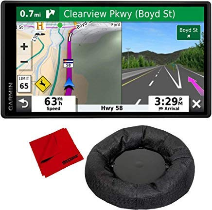 Garmin DriveSmart 55 & Traffic with Included Cable Weighted GPS Dash Mount + More