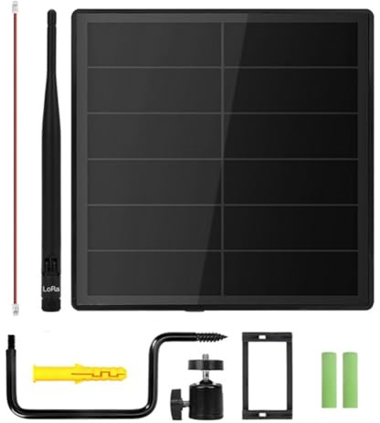Muuookka D5 Meshtastic Mesh LoRa Node Repeater 5W Solar Power Kit für Heltec ESP32 V3 V4 LoRa IoT-Gerät 915MHz