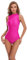 Speerise Damen Gymnastikanzug, ärmellos, Lyra Spandex - Pink - Medium