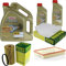Filter Set Inspektionspaket 7 Liter Motoröl EDGE Titanium FST 5W-30 LL MANN-FILTER Innenraumfilter Luftfilter Ölfilter