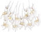 DecoKing 10er LED Lichterkette Hirsche warmes Weiß statisch batteriebetriebene Girlande Gartendeko Reindeer