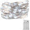Dalugo Weiße Lichterkette Batterie, 3m 30 LED Lichterkette Klein für Weihnachten, Schlafzimmer, Party, Hochzeit