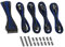 CableMod Classic ModMesh Cable Extension Kit - 8 8 Series - schwarz/blau