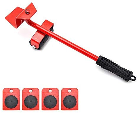 Wzrx7 - shop Möbelroller Heber,Möbel Lifter Sliders Kit 100 kg / 220lbs Beruf Schwere Möbel Roller Verschieben-Werkzeug-Set +1 Rad Bar Mover Geräte Set