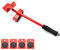 Wzrx7 - shop Möbelroller Heber，Möbel Lifter Sliders Kit 100 kg / 220lbs Beruf Schwere Möbel Roller Verschieben-Werkzeug-Set +1 Rad Bar Mover Geräte Set