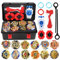 Gyro Turbo Set, Gyro Kreisel Set,4D Spielzeug Geschenk + Launcher Mit Box Set-b1