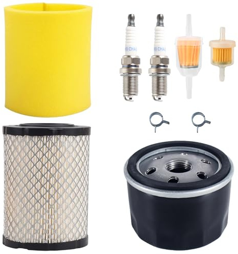 YTH22V46 - Kit di messa a punto filtro olio per Husqvarna YTH22V46 YTH24V48 YTH24V54 YTA22V46 YTA24V48 Poulan Pro PP20VA46 PB185A42 16,6 cm 48 falciatrice con 17,5 hp 17,5 hp 185a42 9,5 CV 2 Motore