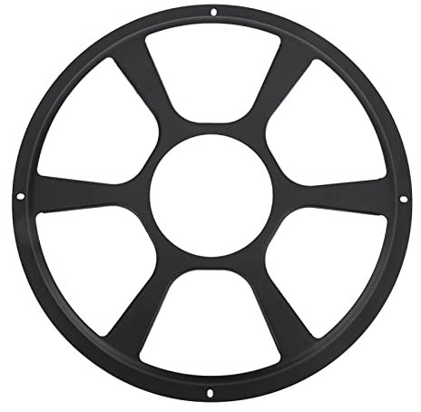 Auto-Lautsprecher-Abdeckung, Auto-Audio-Lautsprecher-Abdeckungs-Schutz-Tür-Lautsprecher-Verkleidungs-Subwoofer-dekorativer Grill Schwarz (25,4 Cm)(12in/30.48cm)