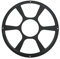 Auto-Lautsprecher-Abdeckung, Auto-Audio-Lautsprecher-Abdeckungs-Schutz-Tür-Lautsprecher-Verkleidungs-Subwoofer-dekorativer Grill Schwarz (25,4 Cm)(12in/30.48cm)