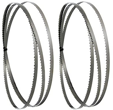 FMingNian 2 pièces 67-3/81712mm Lame de scie à Ruban 1712x6.35x0.35mm TPI 6 pour scie à Ruban Draper pour Charnwood BAS250 Coupe Bois métal Plastique (Taille : TPI 6)
