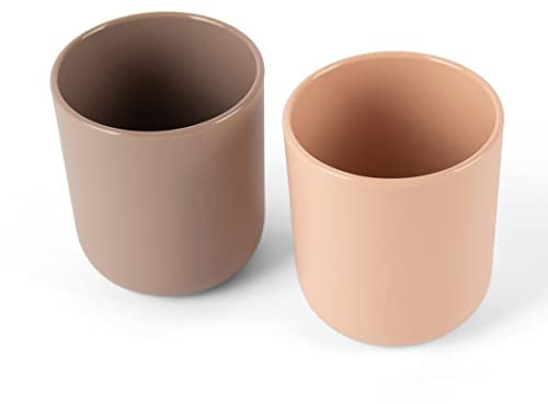 Dantoy - Tiny Biobased Cups Set - Mocca & Nude (6232)