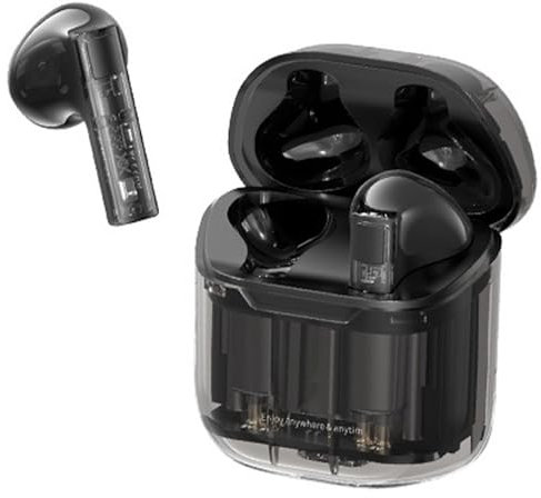 AMPLE Wireless Earbuds For Oppo Reno 8 / Oppo Reno 8 Pro/Oppo Reno 8 Lite, TWS-10I True Wireless 5.1 Stereo Music Earbuds Lightweight Sport In Ear Earphones Headphones With Charging Case (BLACK)