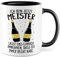 Meister Tasse Geschenk zum Abschluss Kaffeetasse Meister Geschenkidee Humor Meisterprüfung Ausbildung Kaffee-Becher Weltmeister Handwerksmeister Schreiner Meisterschaft