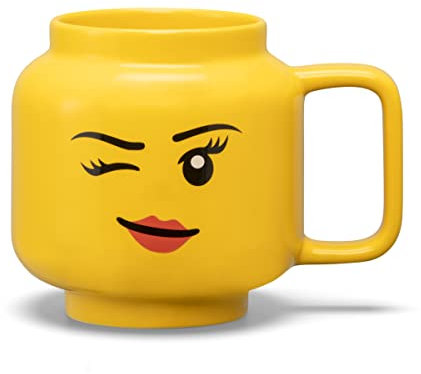Room Copenhagen LEGO Tazza in ceramica Winking Girl, grande, 530 ml