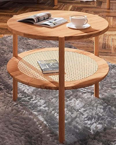 Couchtisch Wellsford 51 Kernbuche massiv geölt - Abmessungen: 70 x 70 x 50 cm (B x T x H)