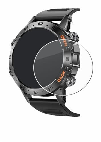 BROTECT Panzer Schutz Glas für Lemfo Smartwatch 1.39 9H Echtglas, Glas-Displayschutz