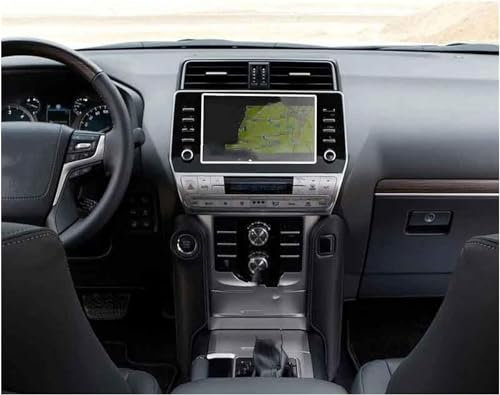 PAKJEL Für Toyota Land Cruiser Prado 2021 Auto Schutzfolie,Zubehör Tempered Glas Kratzfest Navi Displayschutzfolie.