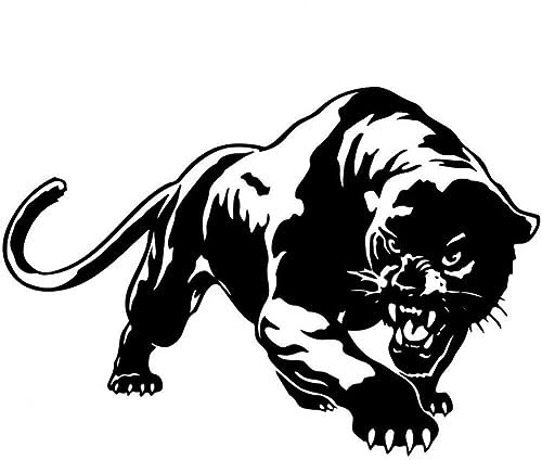 Wudaizhi Autoaufkleber, Schwarzer Leopard, Panther, Fensteraufkleber, Kopf, Motorhaube, Spiegel, Autoaufkleber, Modifizierter Körper, Selbstklebende Aufkleber