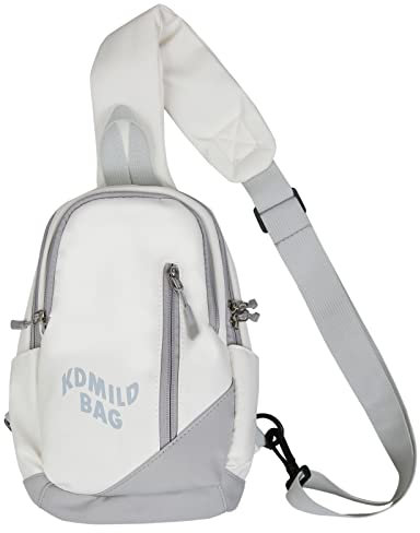 Damen Brusttasche Weiches Leder Gefühl Crossbody Tasche Große Kapazität Einfache Retro Schultertasche Reisetasche Handytasche Messenger Bag für Frauen, grau, Einheitsgröße