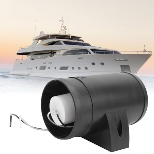 Ventilateur d'échappement 12 V 7,6 cm 45 CFM plus silencieux pour camping-car, yacht, ventilateur de cuisine, ventilateur d'échappement marin