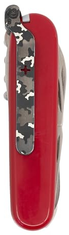 SwissKarry Clip Compatible with Some 91mm Victorinox Swiss Army Knife Models. Please Check Compatibility. 5 Custom Designs for a Personalised Multi-Tool. Stainless Steel Tough 'Camo Black'