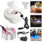 Ultraschall Vernebler,Nebelmaschine Mini,Wassernebler,12 LED Nebelmaschine,Mist Maker Wassernebler Fogger,Spritzschutz Ultraschall Nebler,Nebelmenge≥450ml/H,mit Abnehmbarem Spritzschutz