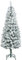HOMCOM Albero di Natale 150 cm Albero di Natale Artificiale innevato con 317 rami e supporto in metallo Albero di Natale per interni Soggiorno Verde
