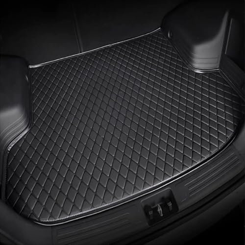 xytdatc Auto Kofferraum Schutzmatte für BMW X3 (G45) 2024-, Leder Kofferraummatten Langlebiges Kratzfest Kofferraum Schutzmatte Interieur Zubehör,A Black