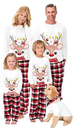 Pigiama Natale Famiglia 2024 Set Pigiama Natalizio Abbinato Alla Famiglia Pigiama Invernale In Caldo Cotone Pigiama Natalizio Per Famiglia Tutta La Famiglia Manica Lunga Pigiama Due Pezzi Invernale2
