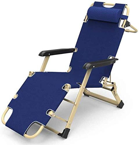 HCZKIUJY Leichte Sonnenliege, Faltbare Gartenstühle, klappbare Liege-Sonnenliege, Garten-Terrassenstuhl für den Außenbereich, Sonnenliege, Bett, Büro, Lazy Back Chair für Reisen, Urlaub, Industrie
