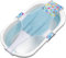 Gtuzkheu Bagnetto Supporto Sedile Regolabile,Cuscino Vaschetta Bagnetto Neonato,Riduttore Vaschetta Bagnetto Neonato Seat Vasca da bagno per bambini,vasche da bagno (blu)