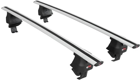 Compatible avec Renault Scenic 3 2013-2016 ACE-4 Barres de Toit Railing Porte-Bagages de Voiture Gris Aluminium 2 Barres