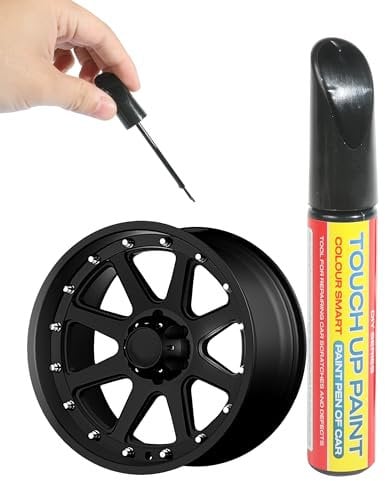 Flaconi Auto Chrom Lackstift,Auto Lackstift,Auto Kratzer Reparatur Stift,Lackstift Auto,Lackstifte für Auto Kratzer,Geeignet für Kratzerreparaturen der Meisten Autos,Motorräder (Schwarz)