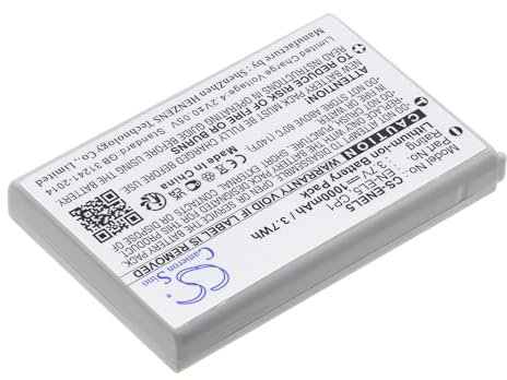 TECHTEK Batteria 1000mAh compatibile con [NIKON] Coolpix 3700, Coolpix 4200, 5200, 5900, 7900, P100, P3, P4, P5000, P510, P520, P6000, P90, S10, per [Nikon] AW110, AW110S, AW120, AW120S, P330, P340
